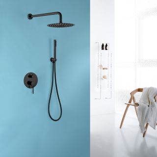 Душевая система ABBER Emotion чёрный матовый AF8818B